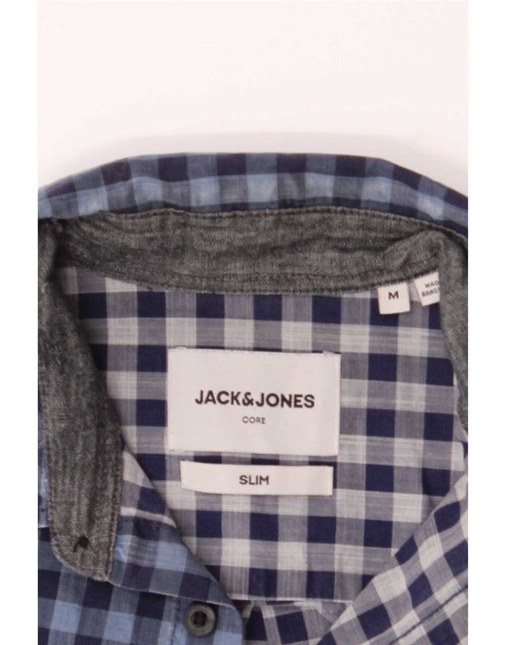 Jack & Jones Chemise coupe slim pour homme Vichy bleu moyen