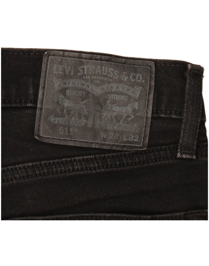 Levi's Jean Slim 511 Femme W28 L32 Noir Coton