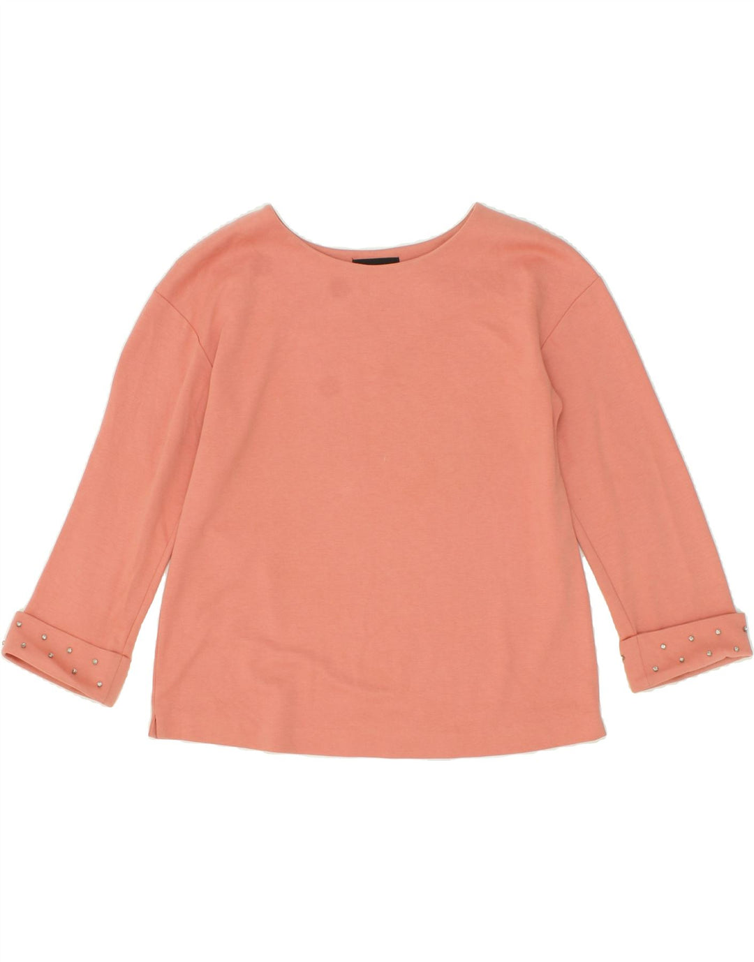 MASSIMO DUTTI Womens Top 3/4 Sleeve UK 14 Medium Pink Vintage Massimo Dutti and Second-Hand Massimo Dutti from Messina Hembry 
