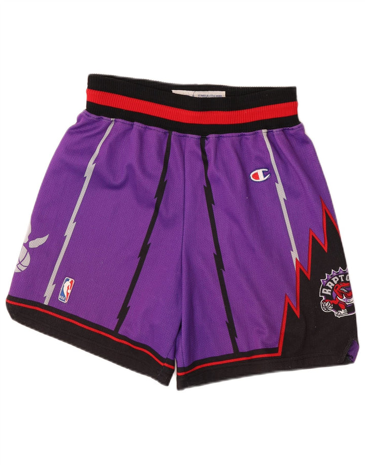 Champion Mitchell&Ness NBA Los Toronto Raptors Short Petit Violet