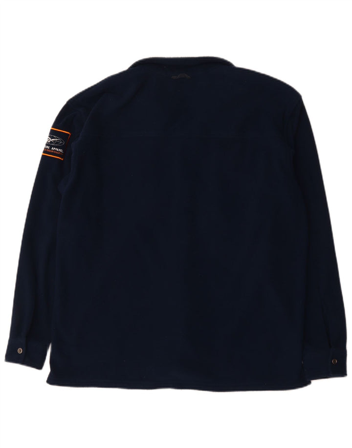 Reebok Chemise polaire homme grand bleu marine polyester
