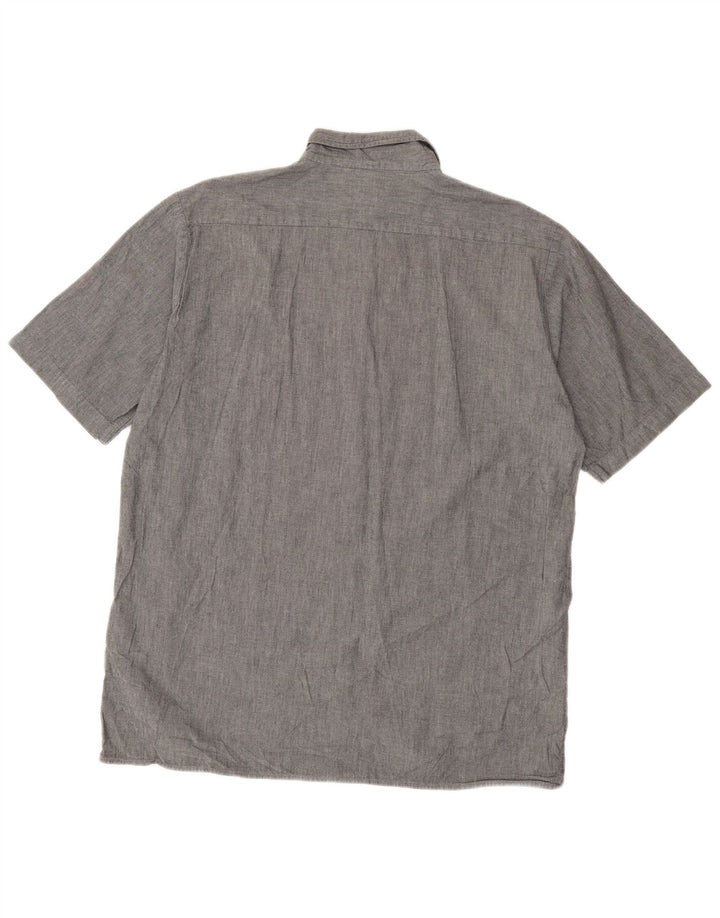 CARHARTT Chemise robuste à manches courtes pour hommes XL en coton gris