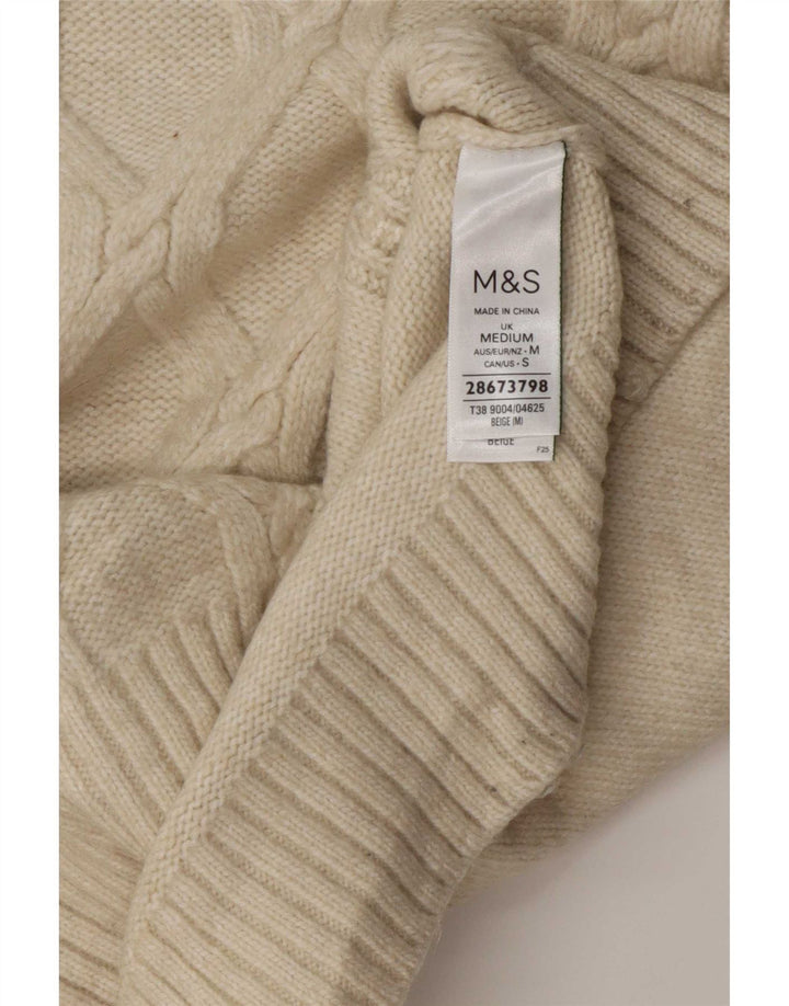 Marks & Spencer Débardeur Gilet Femme UK 44 Polyester Beige Moyen