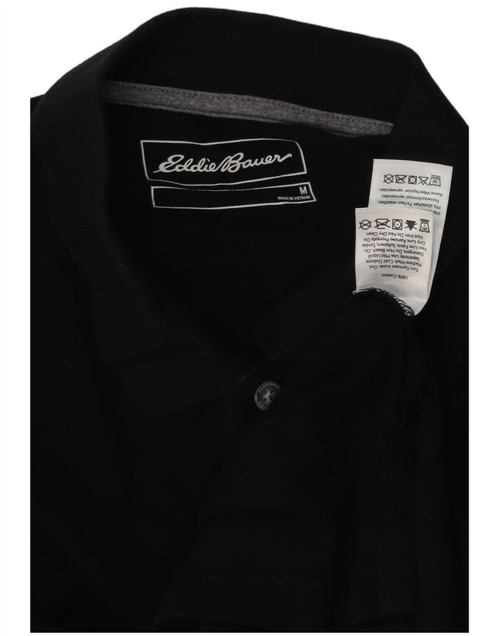 EDDIE BAUER Polo Homme Coton Noir Moyen