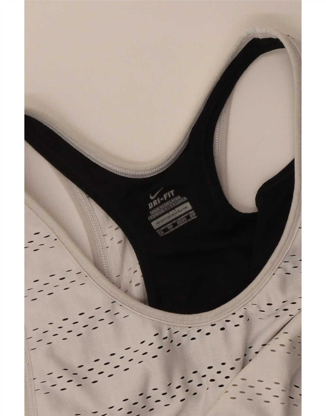 Nike Womens Dri Fit Débardeur UK 6 XS Blanc