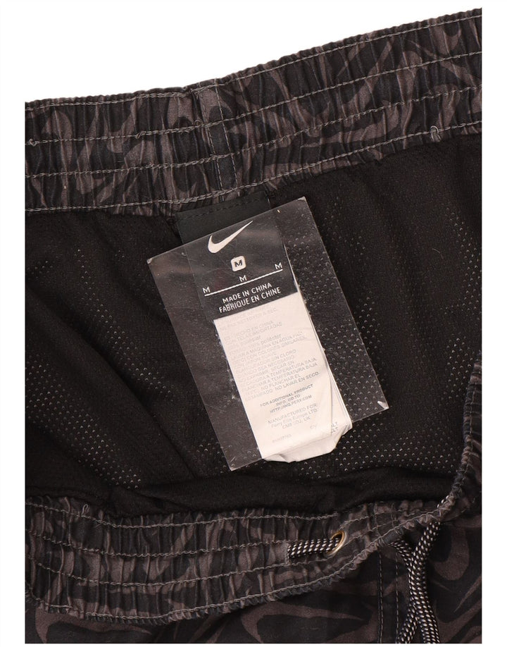 Nike Short de sport graphique pour homme Noir moyen Polyester