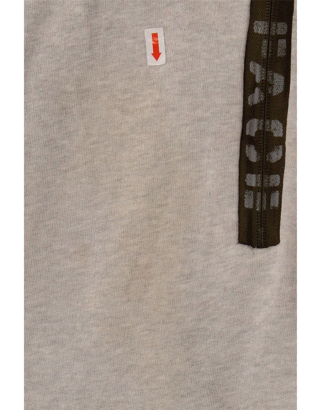 FAT FACE Sweat-shirt graphique à col zippé pour homme XL Gris Coton