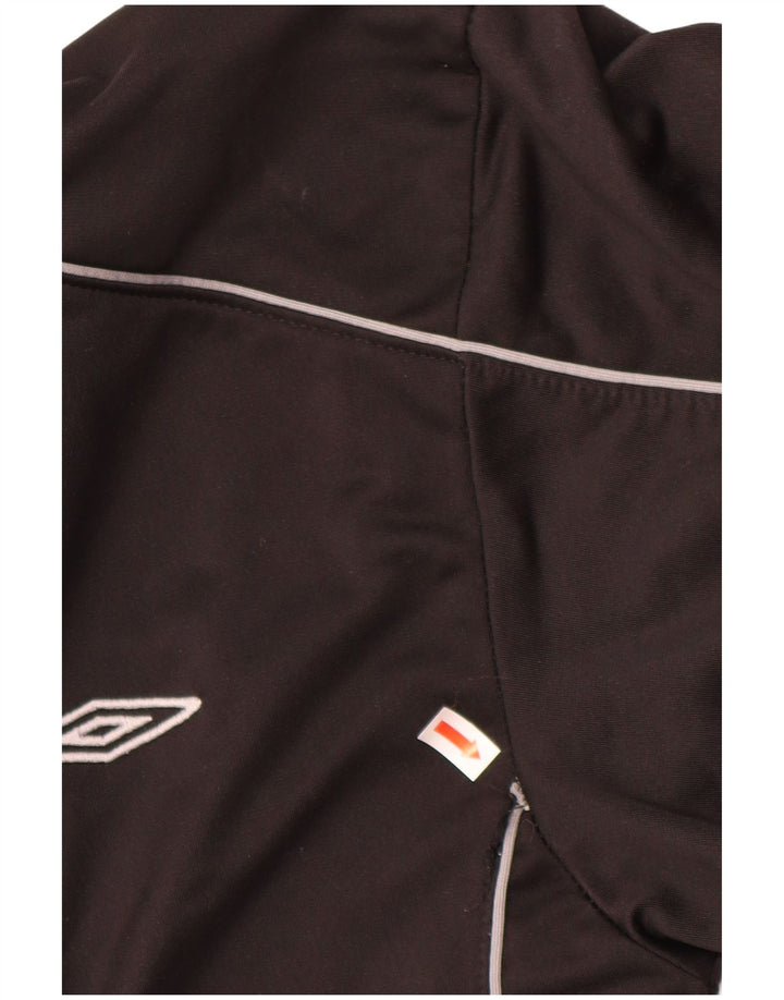 UMBRO Veste de survêtement pour garçon 12-13 ans XL Noir Polyester