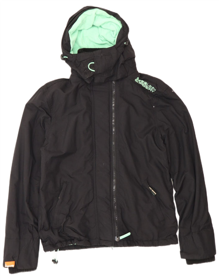 Superdry Veste coupe-vent The Windcheater pour femme UK 14 Medium Noir