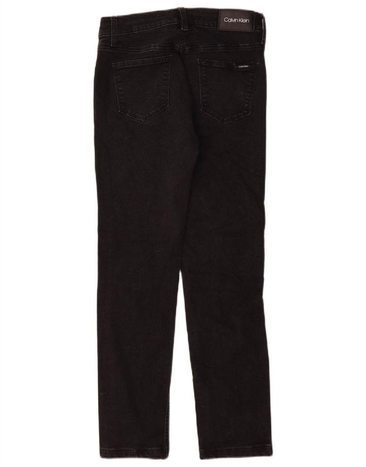 Calvin Klein Jean Slim Femme W27 L28 Coton Noir