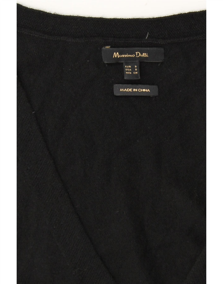 Massimo Dutti Pull col V pour homme Petit Noir
