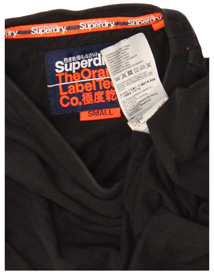 Superdry T-Shirt Homme Noir Petit Coton