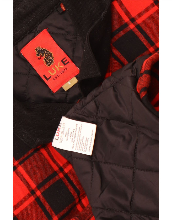 Luke 1977 Chemise en flanelle Lumberjack pour homme XL Rouge à carreaux en nylon