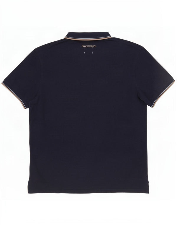 Henry Cottons Polo Homme Grand Bleu Marine