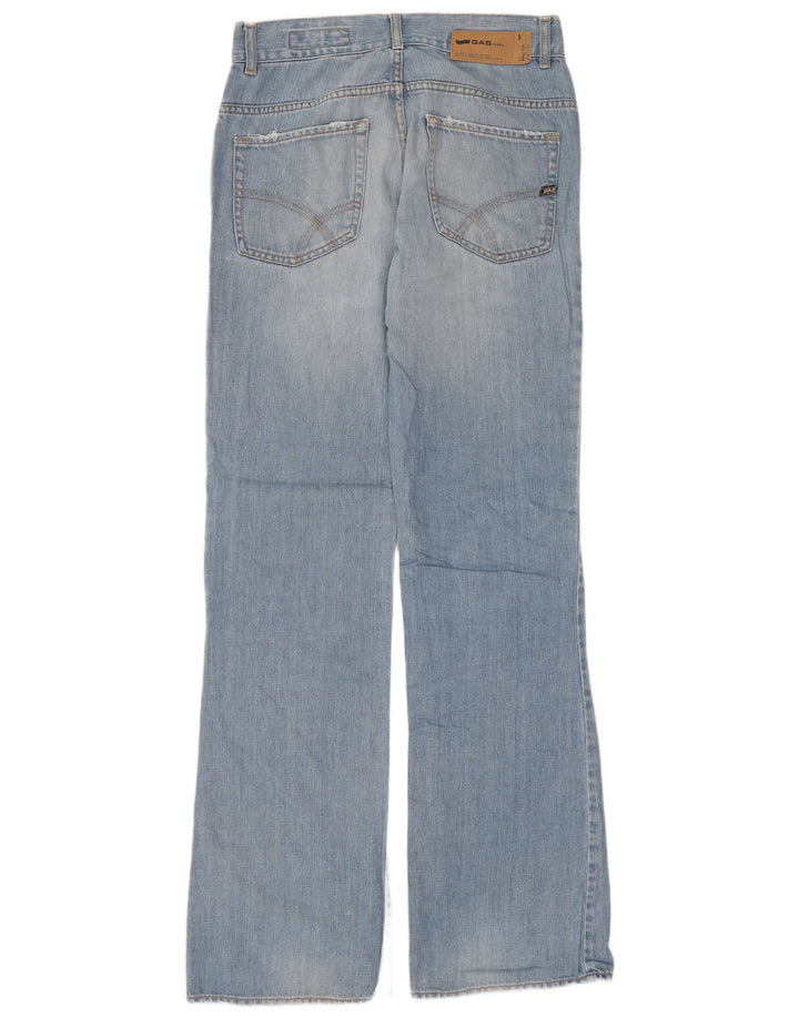 Gas Jean Bootcut Homme W30 L34 Bleu Coton