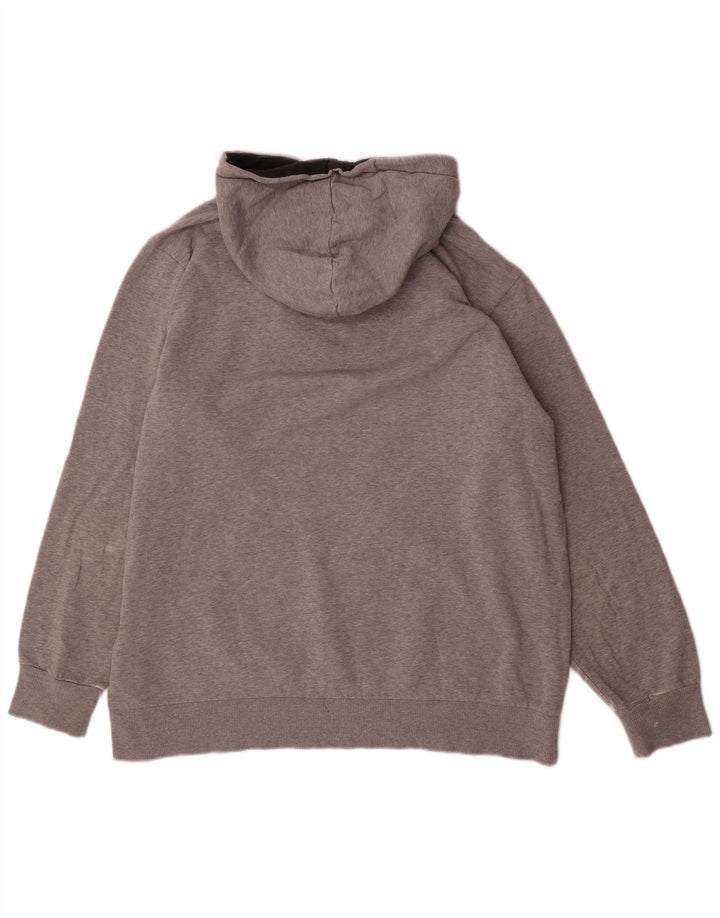 Reebok Pull à Capuche Graphic Homme Gris Large Coton