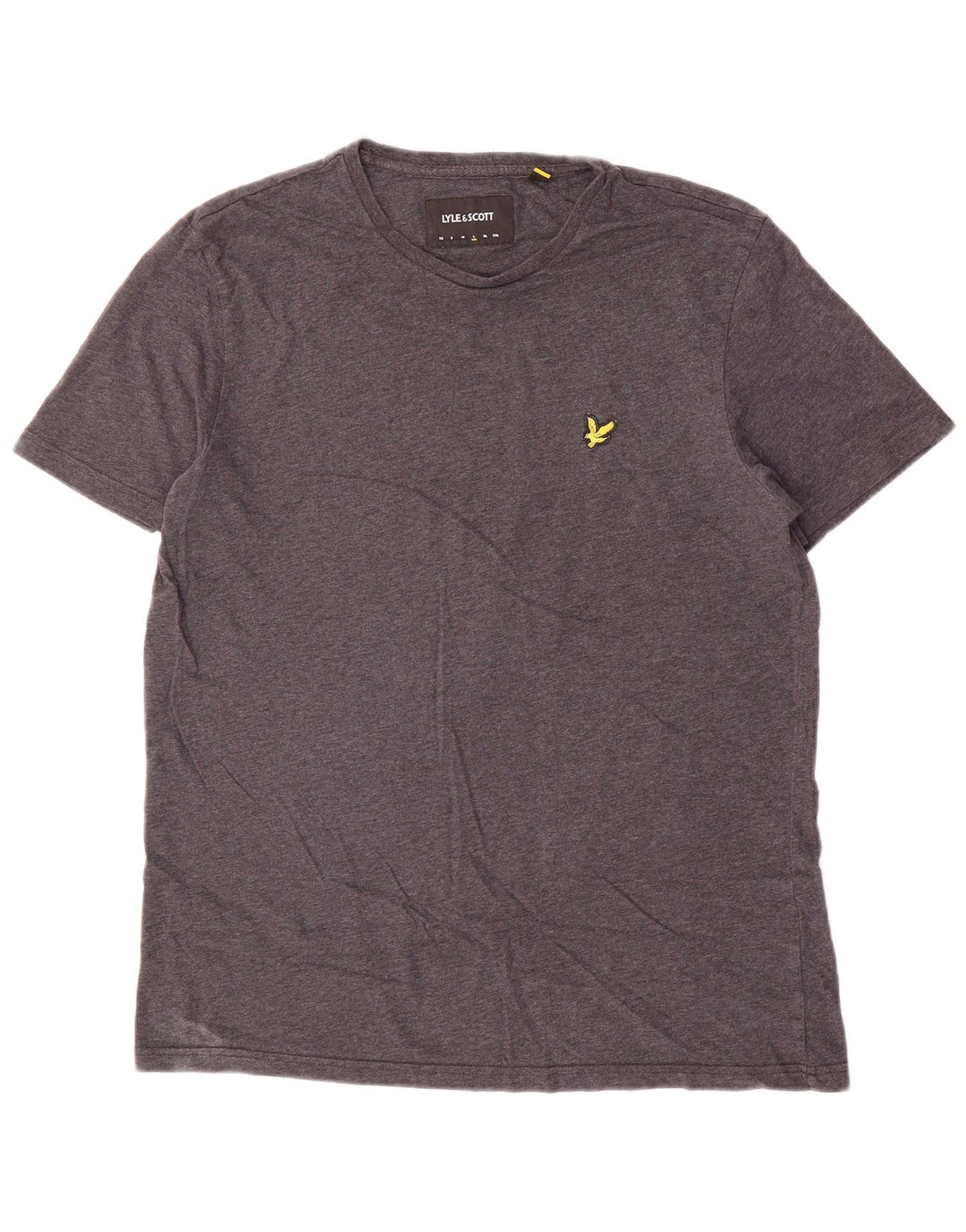 Lyle & Scott T-Shirt Homme Haut Large Gris Coton