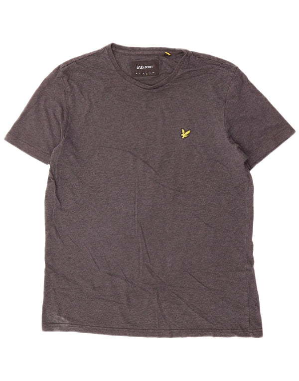 Lyle & Scott T-Shirt Homme Haut Large Gris Coton
