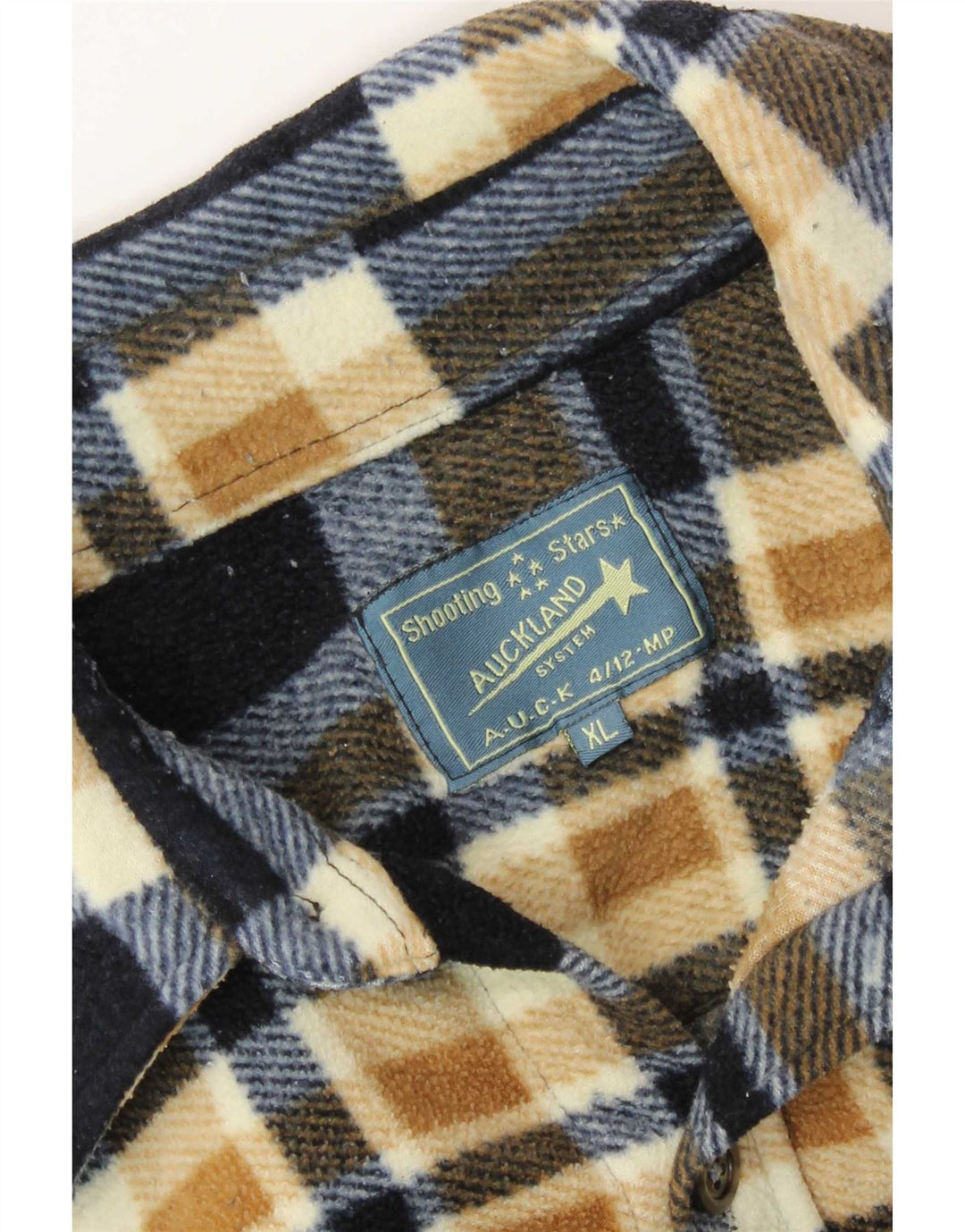 Auckland Chemise polaire homme XL bleu marine à carreaux