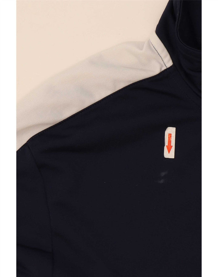 Puma Veste de survêtement pour homme XL Bleu marine Colorblock Polyester
