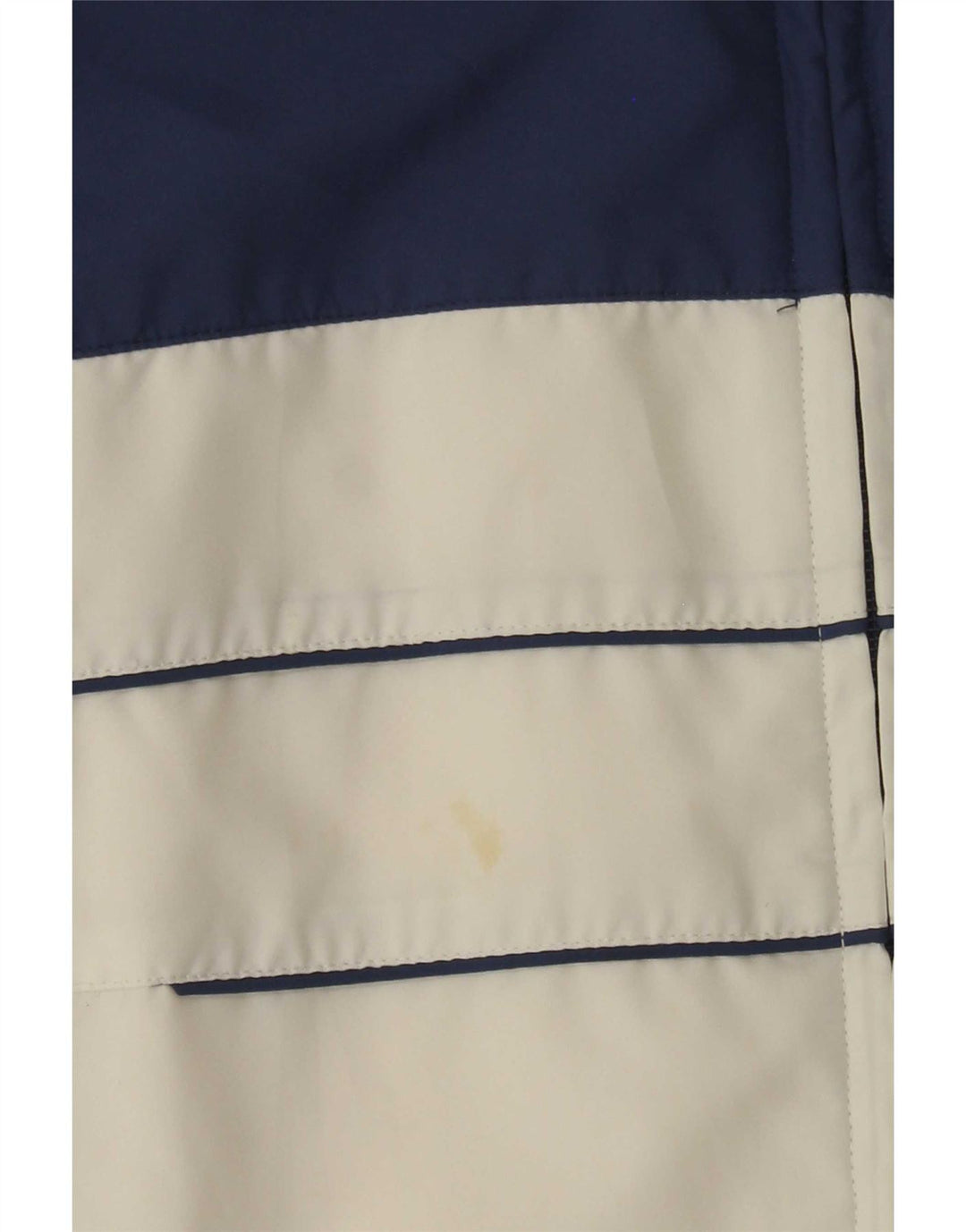 Adidas Veste de survêtement surdimensionnée pour femme UK 16 Large Blanc Colorblock