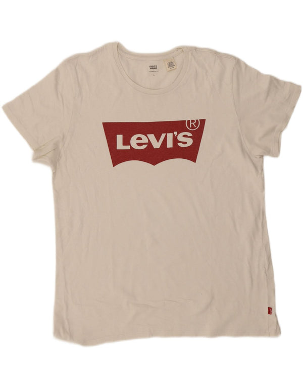 Levi's Tee-Shirt Graphique Homme XL Blanc