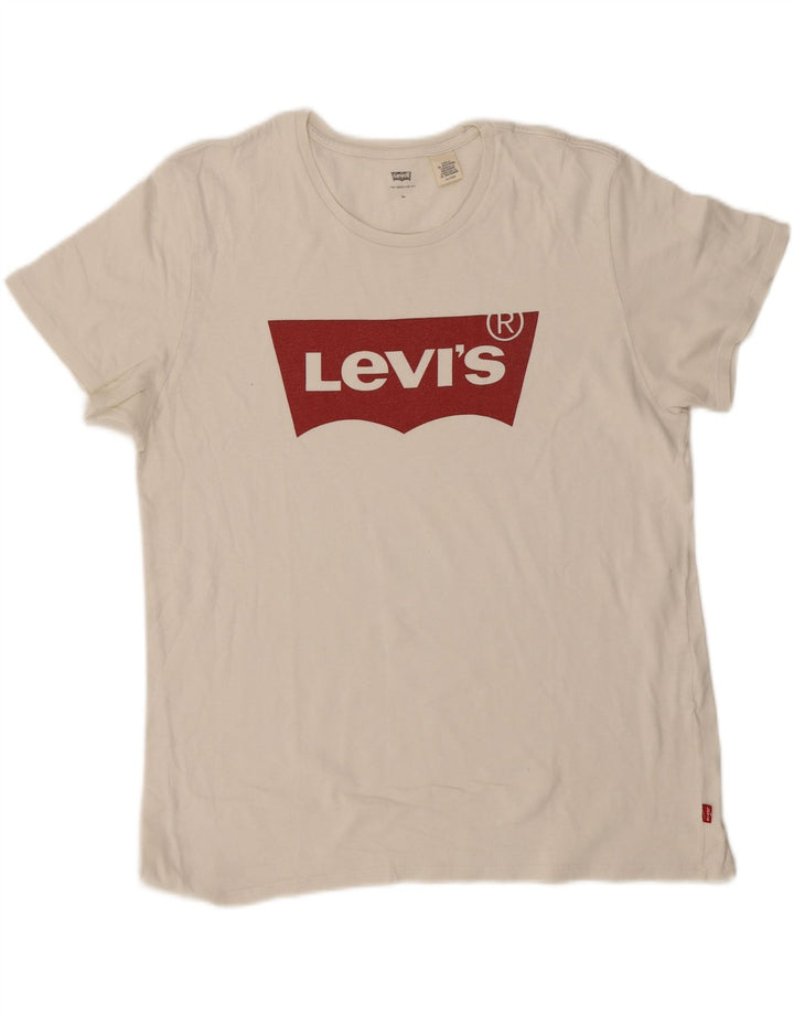 Levi's Tee-Shirt Graphique Homme XL Blanc