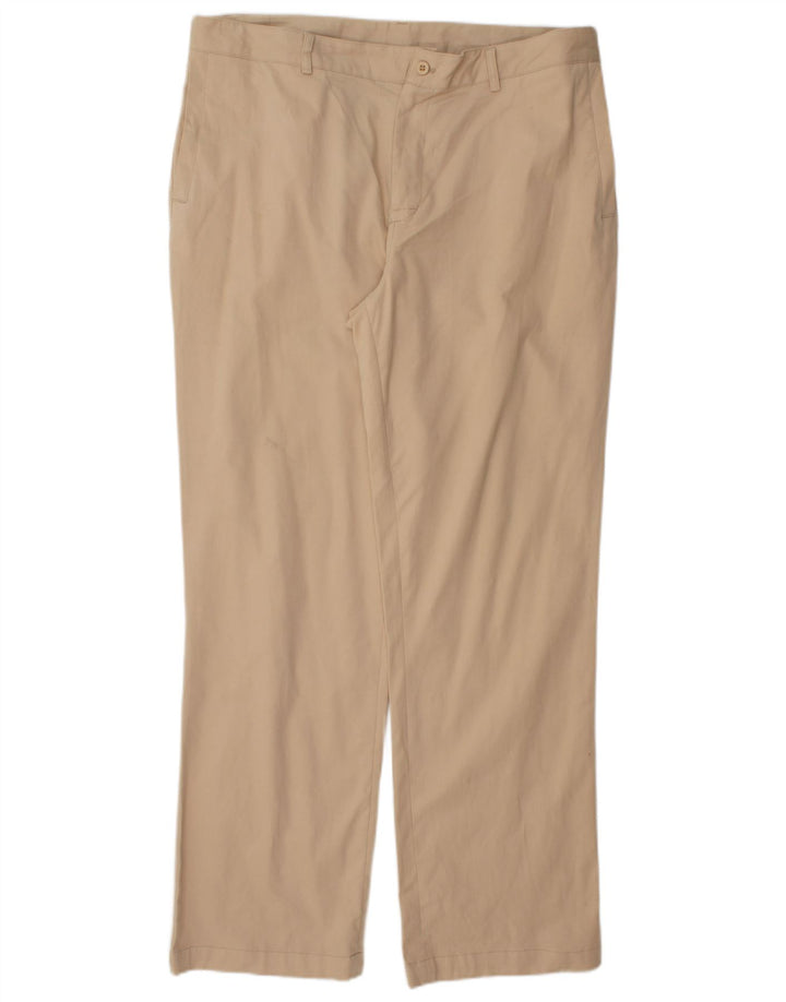 FILA Pantalon Chino Droit Homme W38 L32 Beige Coton