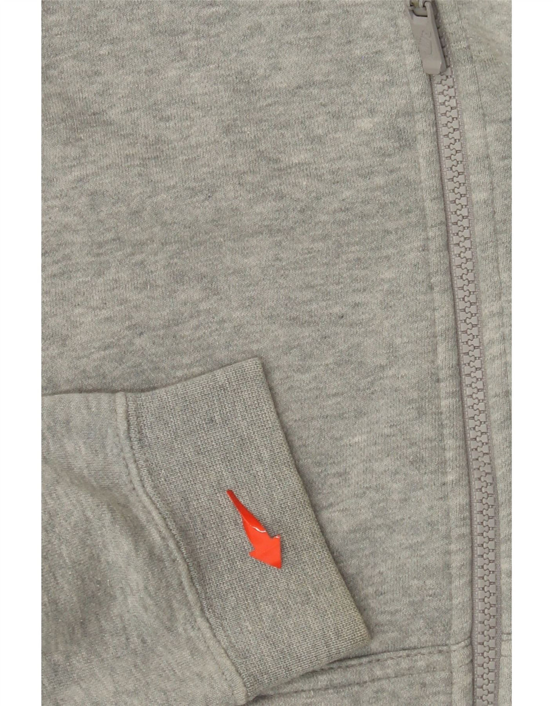 NIKE Pull à capuche zippé pour homme XS Gris Coton