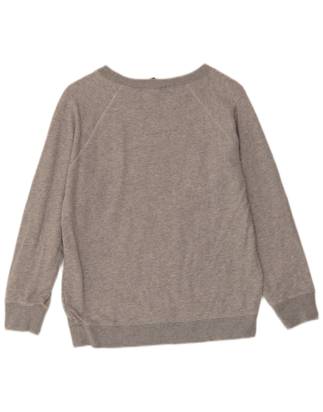 J. CREW Sweat-shirt graphique pour femme UK 10 Petit coton gris