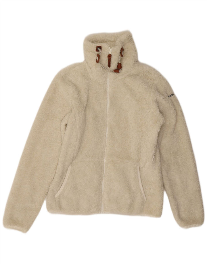 Icepeak Veste Polaire Femme UK 16 Large Blanc Cassé Polyester