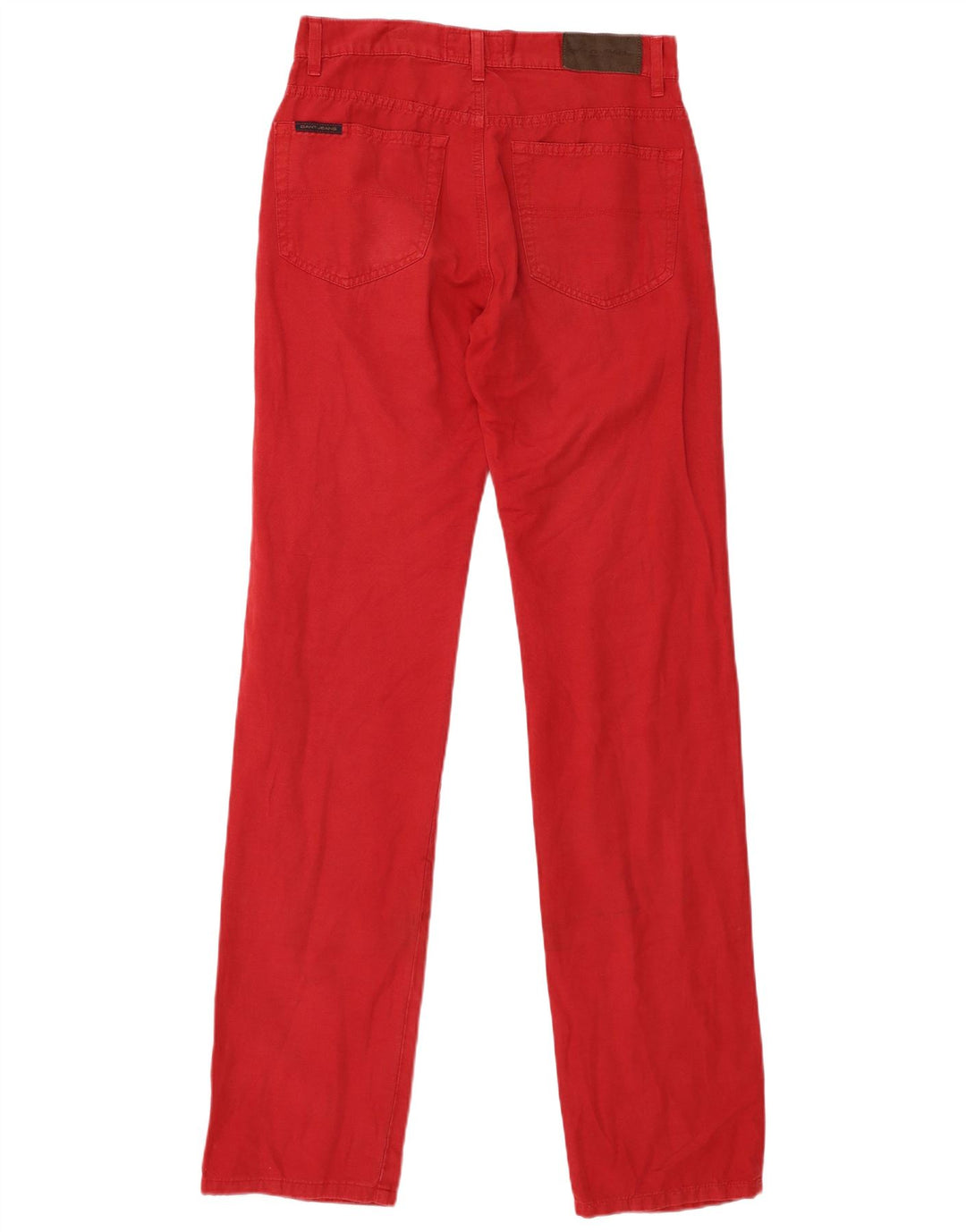 GANT Pantalon décontracté coupe classique pour homme W30 L36 Rouge Coton