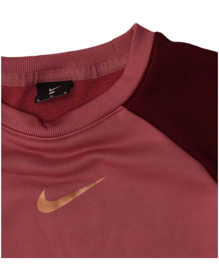Nike Sweat-shirt en coton color block rose moyen pour homme