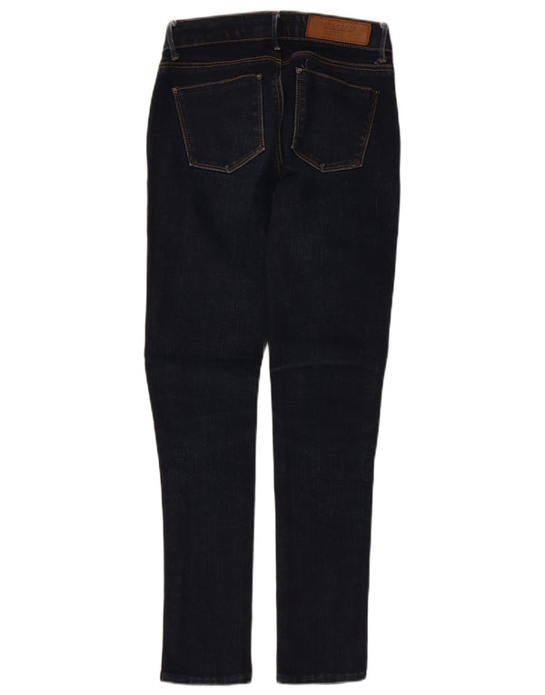 Zara Jean skinny femme EU 34 2XS W24 L27 Bleu marine Coton
