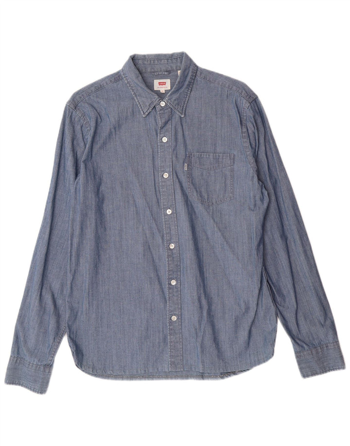 LEVI'S Chemise Homme Bleu Moyen Coton