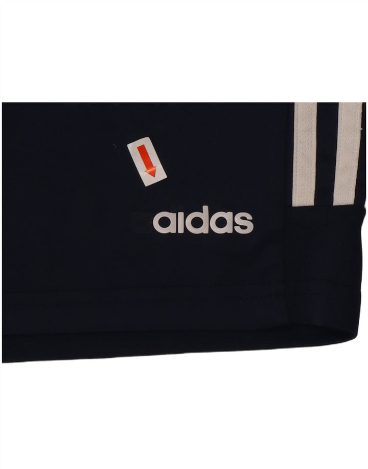 ADIDAS Short de sport garçon 9-10 ans bleu marine polyester