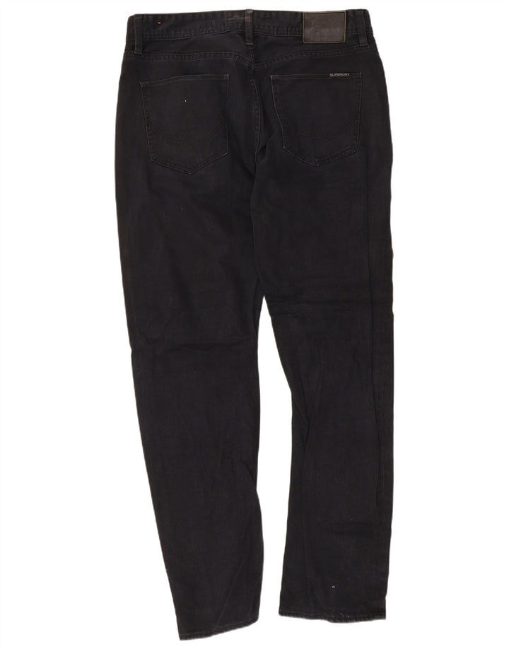 SUPERDRY Jean Ample Copperfill Homme W34 L32 Noir Coton