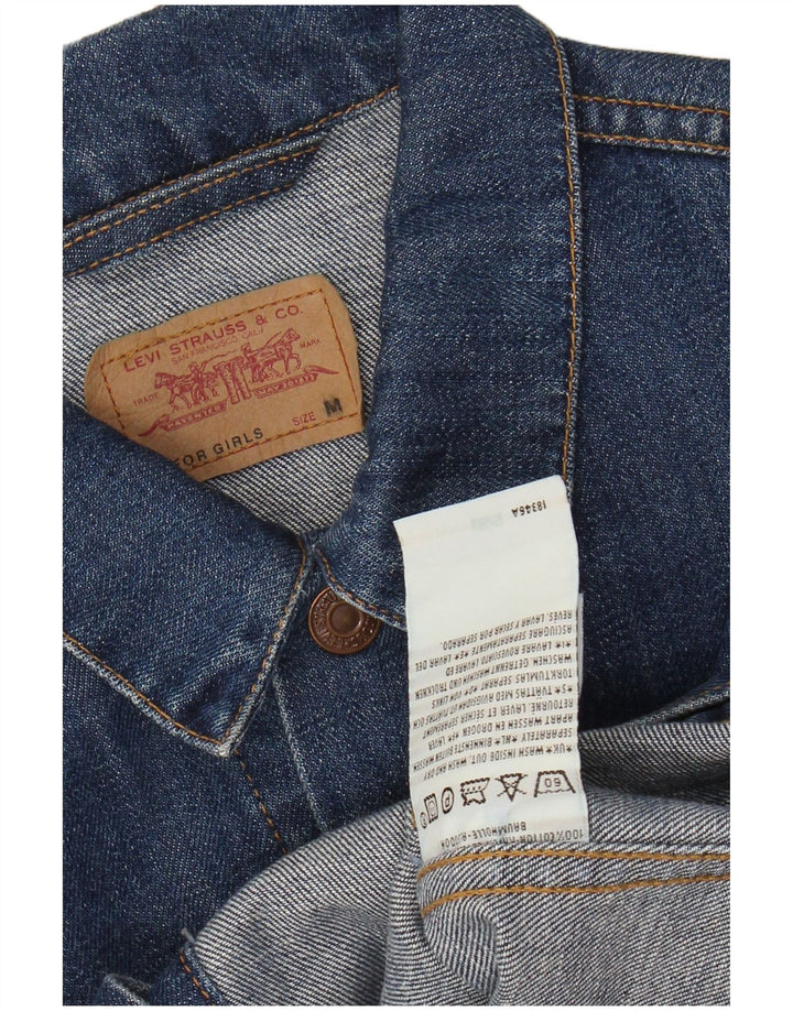 LEVI'S Veste en Jean Fille 10-11 ans Bleu Moyen Coton