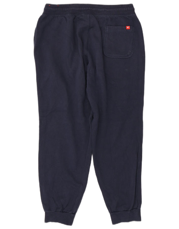 Nike Pantalon de survêtement pour homme en coton bleu marine Taille L