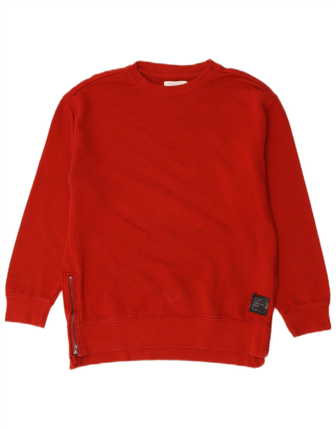 Zara Sweat Fille 9-10 Ans Rouge