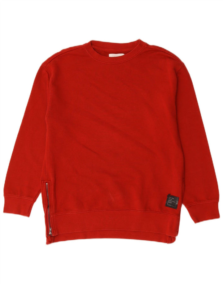 Zara Sweat Fille 9-10 Ans Rouge