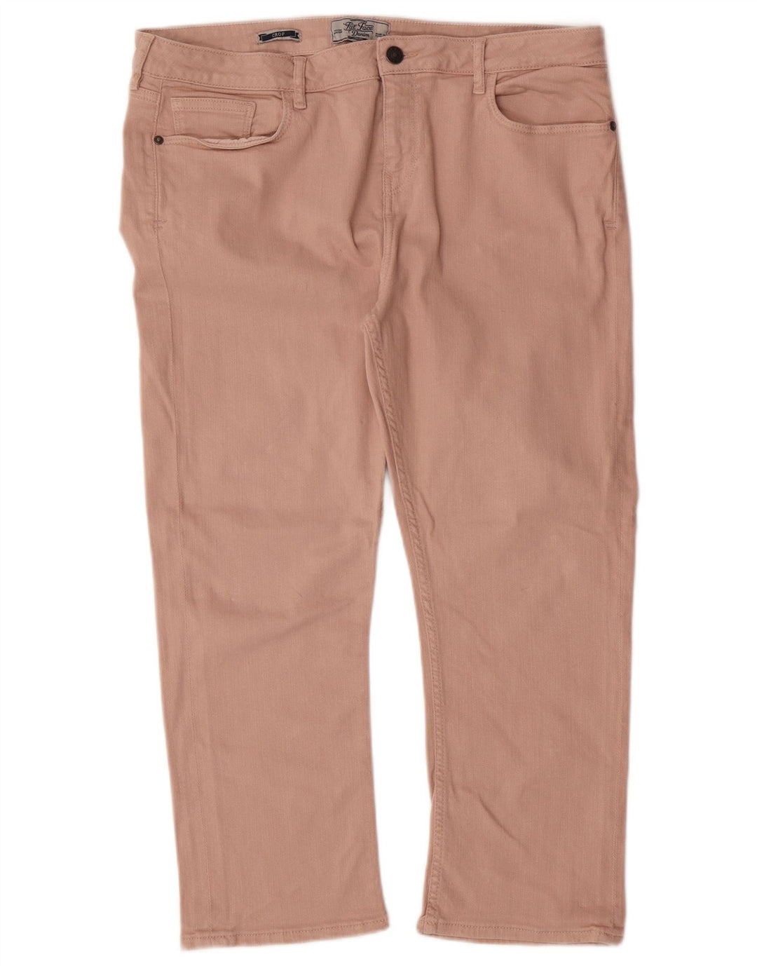 FAT FACE Jean court pour femme UK 16 Large W34 L23 Coton rose