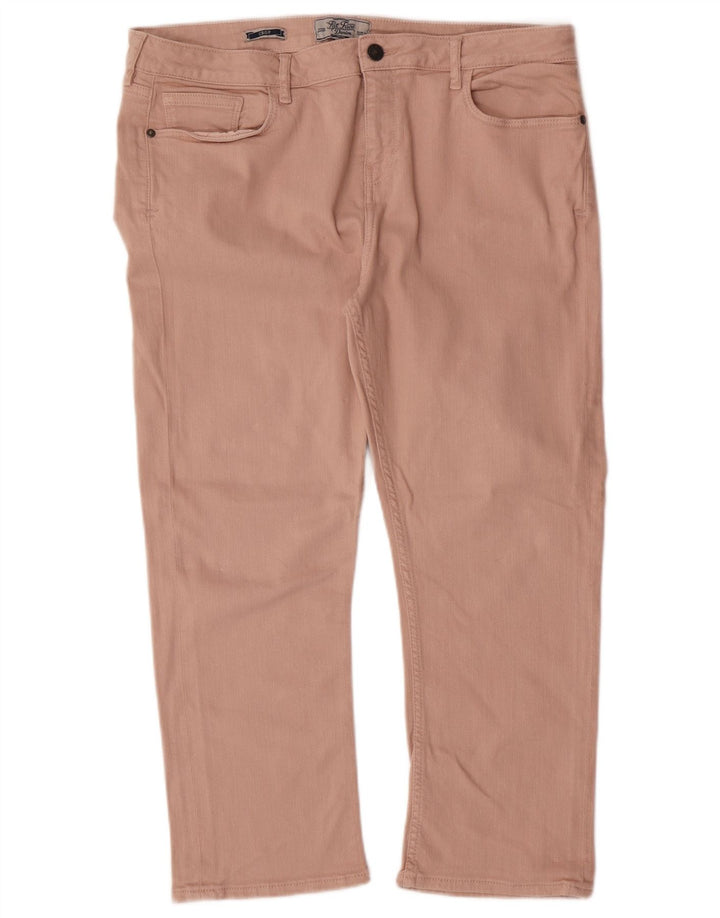 FAT FACE Jean court pour femme UK 16 Large W34 L23 Coton rose