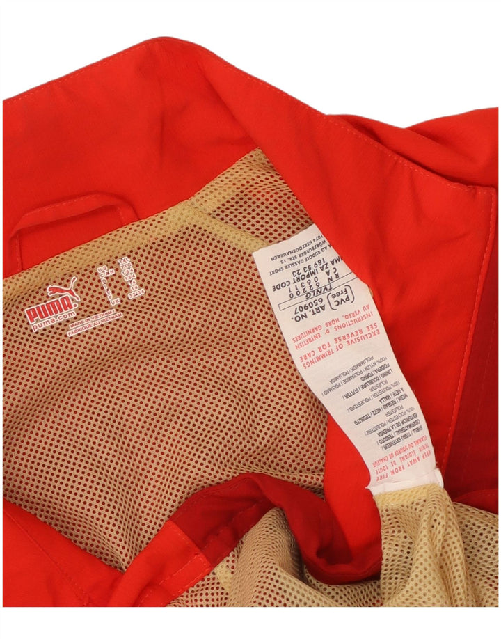 PUMA Veste de Survêtement Garçon 13-14 ans Rouge Colorblock Polyester