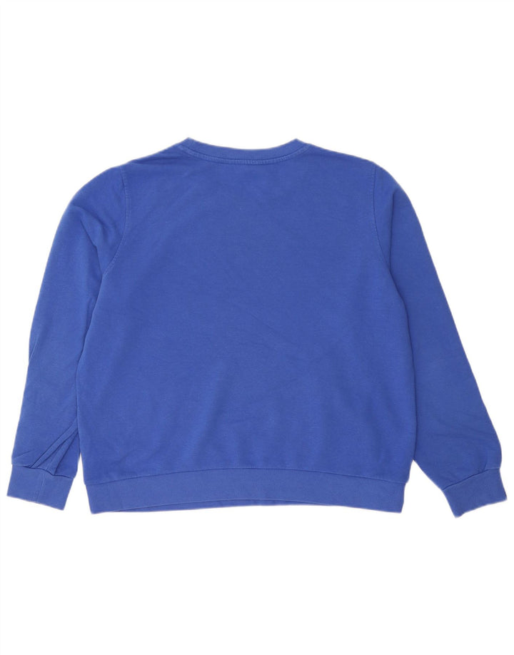 Marks & Spencer Sweat-shirt surdimensionné pour femme UK 16 Grand coton bleu