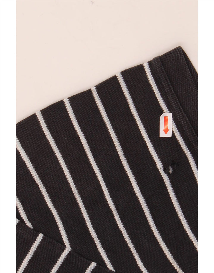 TOMMY HILFIGER Polo Homme Coton Rayé Noir Moyen