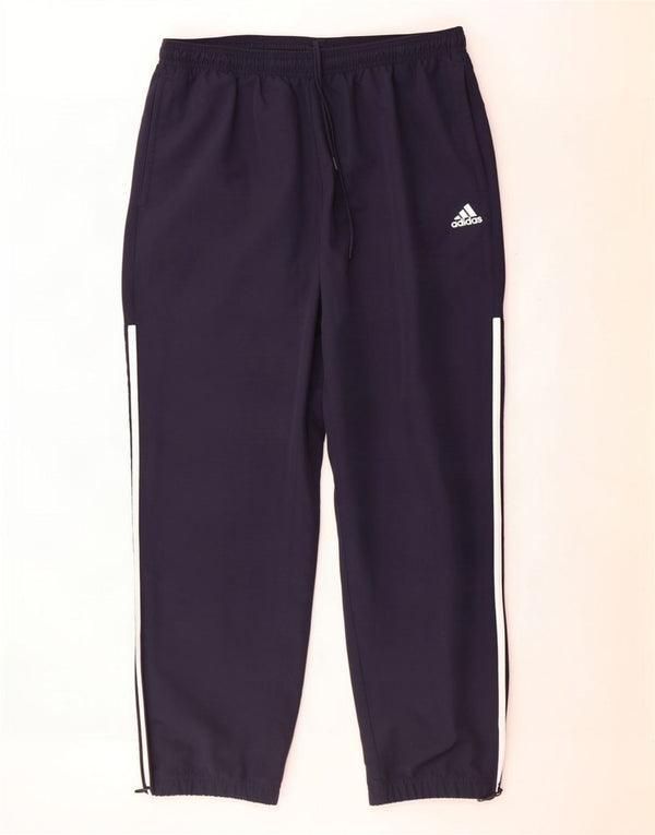Adidas Pantalon de survêtement pour homme Joggers 2XL Bleu marine Polyester