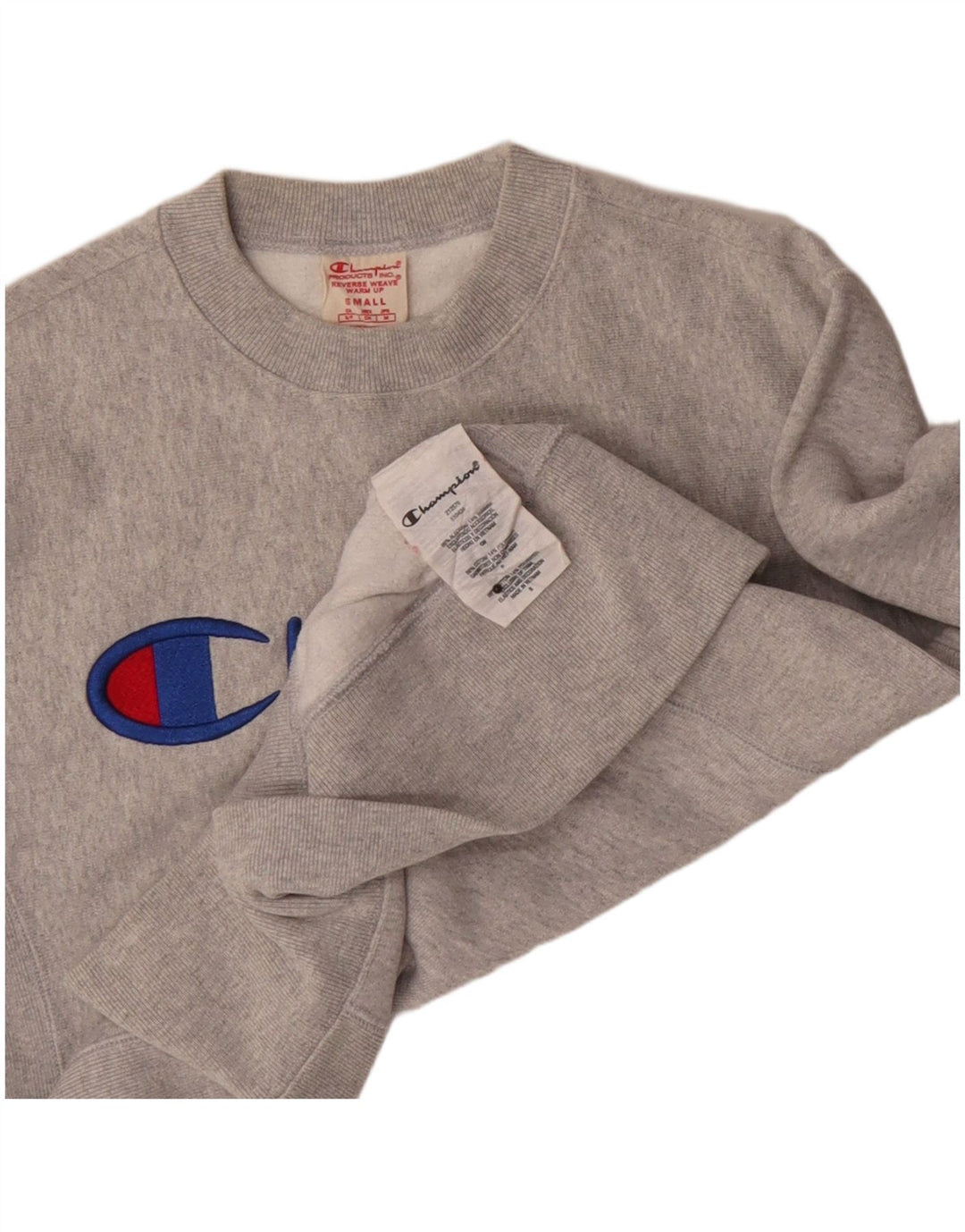 Champion Sweat-shirt graphique pour homme Petit coton moucheté gris