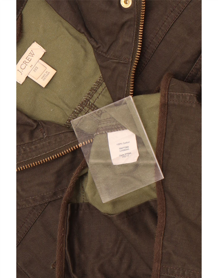 J. Crew Veste utilitaire pour femme UK 2 2XS Coton kaki