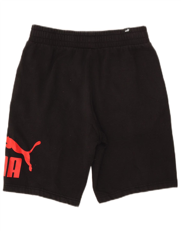 PUMA Short de Sport Graphique Homme Petit Noir